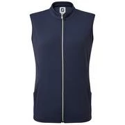 Oscar Jacobson Trent Tour Sleeveless Golf Sweater Mens Small Light Grey