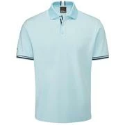 Oscar Jacobson Marsden Golf Polo Shirt Mens Medium Cool Blue