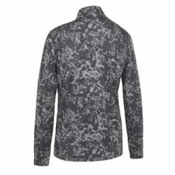 Callaway Camo Sun Printed 1/4 Zip Top Mens Small Caviar