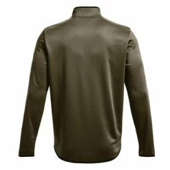 Under Armour Armour Fleece Half Zip Golf Sweater - Tent Grey Mens Small Grey