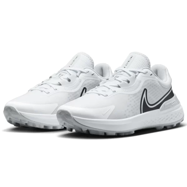 NIKE REACT INFINITY PRO 2 GOLF SHOES – WHITE / PLATINUM - Image 2