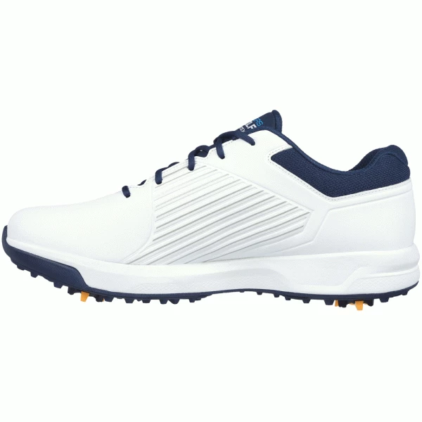 SKECHERS GO GOLF ELITE VORTEX GOLF SHOES – WHITE / NAVY - Image 2