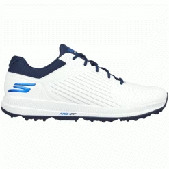 SKECHERS GO GOLF ELITE 5 GF GOLF SHOES – WHITE / NAVY