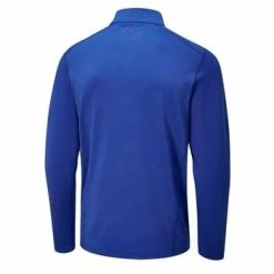 Ping Edwin Half Zip Golf Midlayer Sweater Mens Medium Blue Surf
