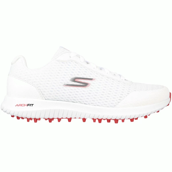 SKECHERS GO GOLF MAX FAIRWAY 3 LADIES GOLF SHOES – WHITE / PINK