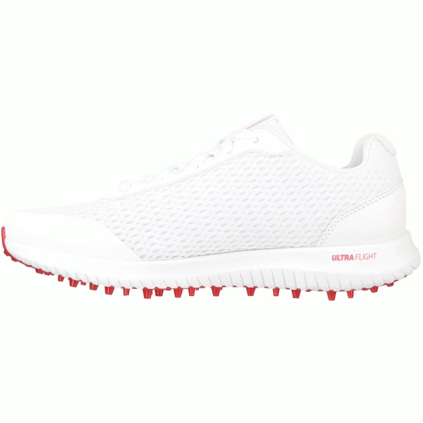 SKECHERS GO GOLF MAX FAIRWAY 3 LADIES GOLF SHOES – WHITE / PINK - Image 2