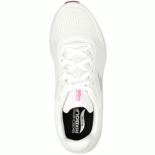 SKECHERS GO GOLF MAX FAIRWAY 3 LADIES GOLF SHOES – WHITE / PINK - Image 4