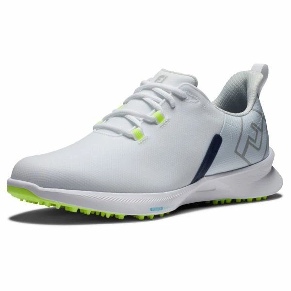 FOOTJOY 2023 FUEL SPORT 55453 GOLF SHOES โ WHITE / NAVY / GREEN - Image 3