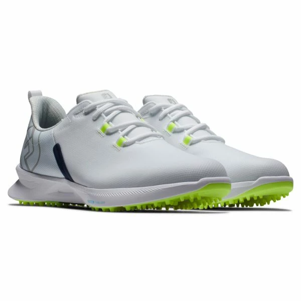 FOOTJOY 2023 FUEL SPORT 55453 GOLF SHOES โ WHITE / NAVY / GREEN - Image 4
