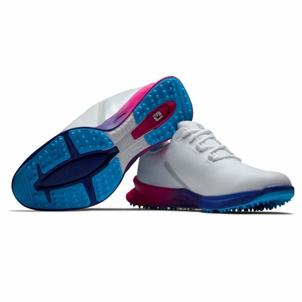 FOOTJOY 2023 FUEL SPORT 55455 GOLF SHOES โ WHITE / PINK / BLUE - Image 3