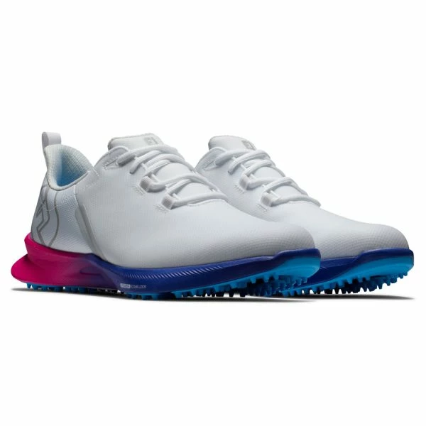 FOOTJOY 2023 FUEL SPORT 55455 GOLF SHOES โ WHITE / PINK / BLUE - Image 2