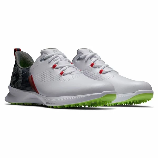 FOOTJOY FUEL 55452 GOLF SHOES β WHITE / NAVY / LIME - Image 2