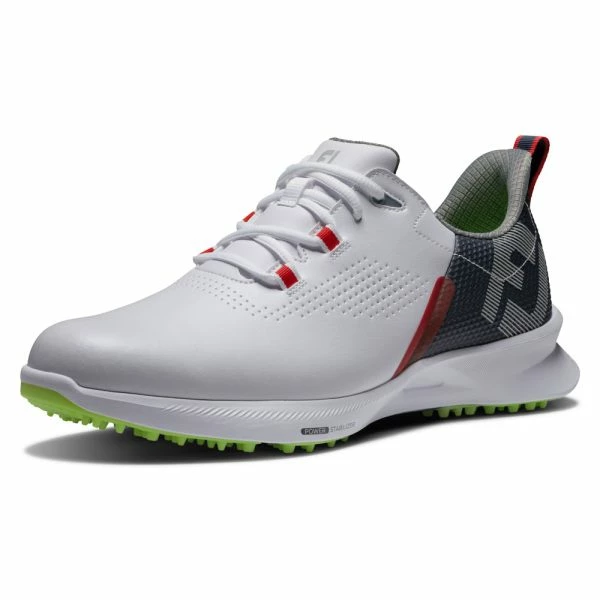 FOOTJOY FUEL 55452 GOLF SHOES β WHITE / NAVY / LIME - Image 6