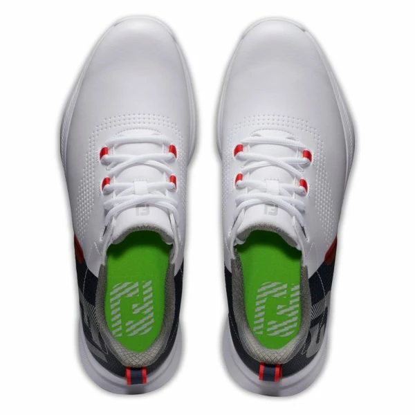 FOOTJOY FUEL 55452 GOLF SHOES β WHITE / NAVY / LIME - Image 7