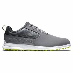 FOOTJOY SUPERLITES XP 58086 GOLF SHOES – GREY / WHITE / LIME