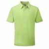 FootJoy Pique SS Shirt - Athletic Light Blue Small