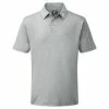 FootJoy Stretch Pique Solid Shirt - Athletic Yellow Mens Small Athletic Yellow