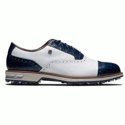 FOOTJOY PREMIER SERIES TARLOW 53904 GOLF SHOES – WHITE / NAVY