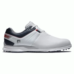 FOOTJOY PRO SL 53074 GOLF SHOES – WHITE / NAVY / RED