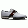 FOOTJOY PREMIERE SERIES GARRETT LEIGHT PACKARD 54297 GOLF SHOES – WHITE / TORTOISE