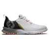 FOOTJOY FUEL 55443 GOLF SHOES – WHITE / BLACK / ORANGE