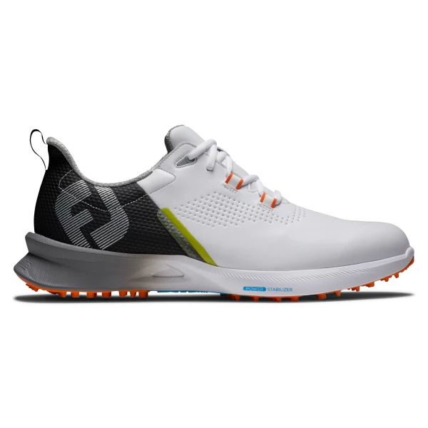 FOOTJOY FUEL 55443 GOLF SHOES โ WHITE / BLACK / ORANGE