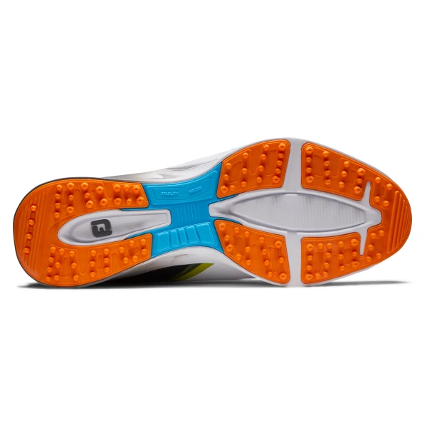 FOOTJOY FUEL 55443 GOLF SHOES โ WHITE / BLACK / ORANGE - Image 4