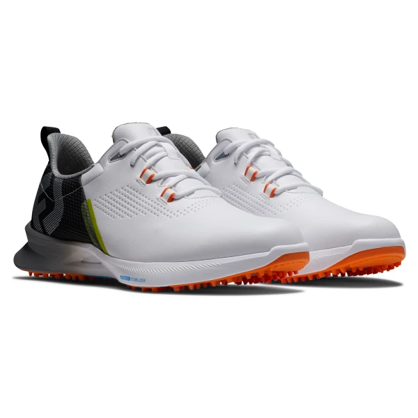 FOOTJOY FUEL 55443 GOLF SHOES โ WHITE / BLACK / ORANGE - Image 5