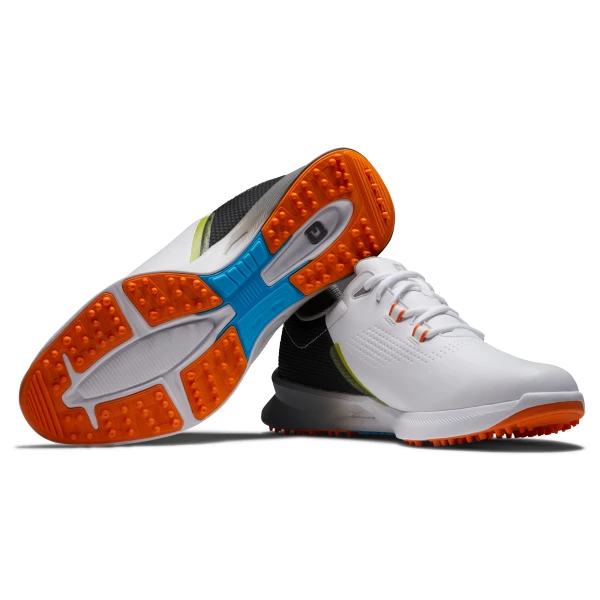 FOOTJOY FUEL 55443 GOLF SHOES โ WHITE / BLACK / ORANGE - Image 6