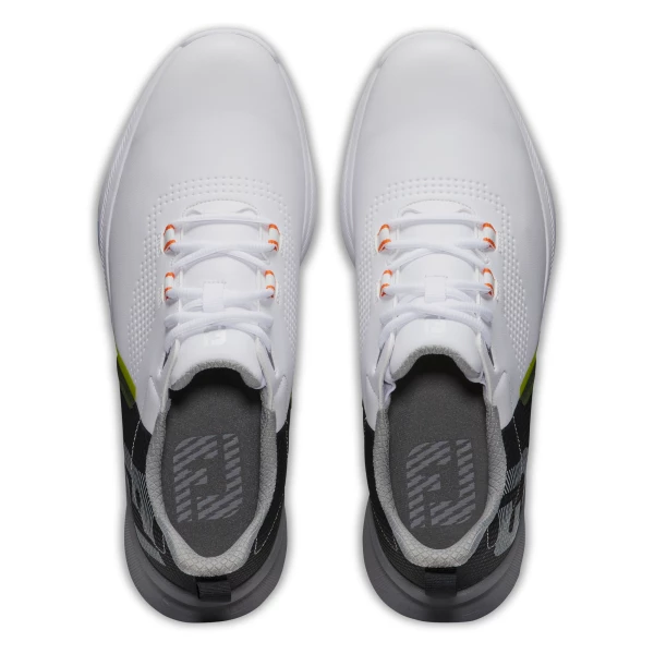 FOOTJOY FUEL 55443 GOLF SHOES โ WHITE / BLACK / ORANGE - Image 7