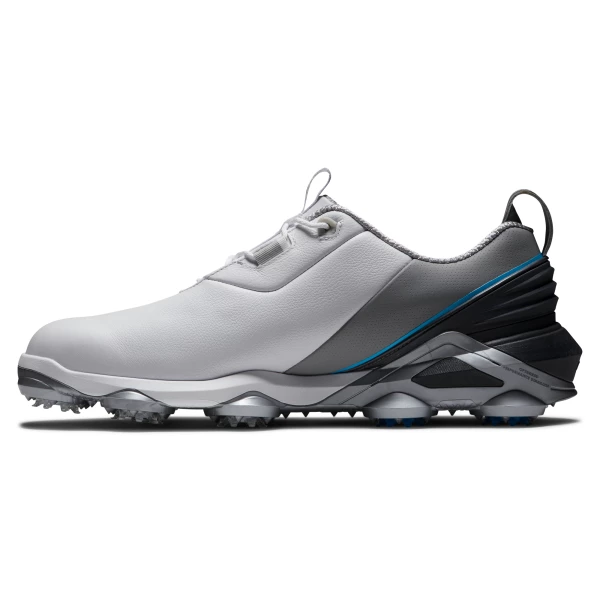 FOOTJOY TOUR ALPHA 55506 GOLF SHOES – WHITE / GREY / BLUE - Image 7