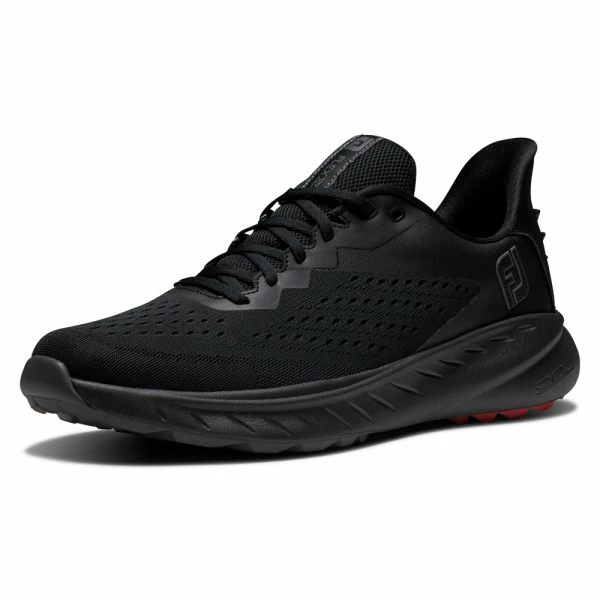 FOOTJOY FLEX XP 56279 GOLF SHOES – BLACK / RED - Image 2