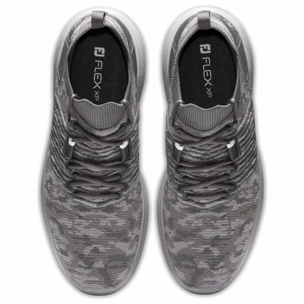 FOOTJOY FLEX XP 56272 GOLF SHOES – GREY CAMO - Image 3