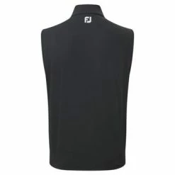 FootJoy Full Zip Knit Vest - Black Mens Small Black