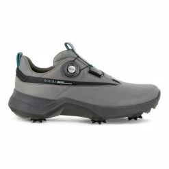 ECCO G5 BOA GORE-TEX® GOLF SHOES – STEEL / BLACK