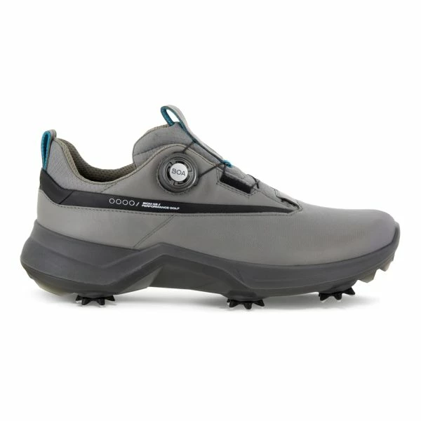 ECCO G5 BOA GORE-TEX® GOLF SHOES – STEEL / BLACK