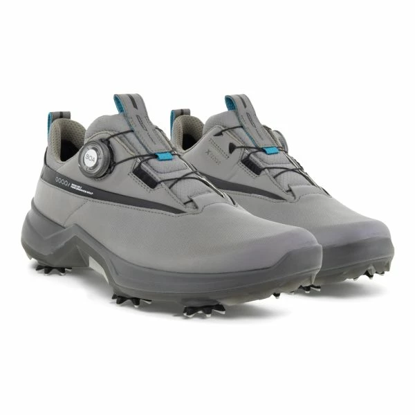 ECCO G5 BOA GORE-TEX® GOLF SHOES – STEEL / BLACK - Image 2