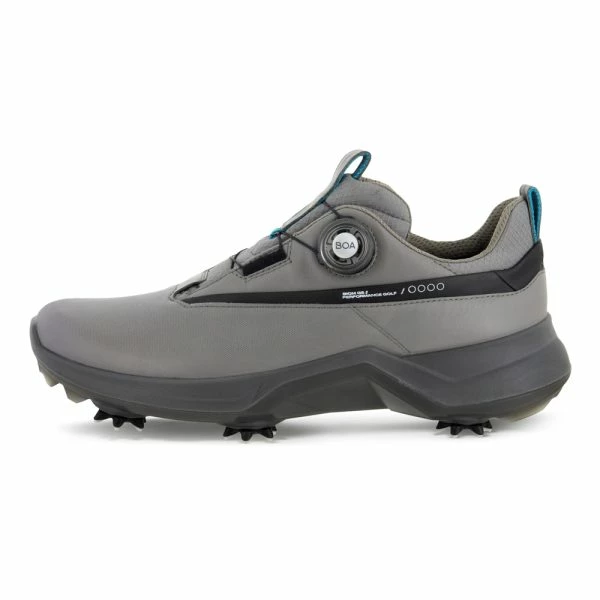 ECCO G5 BOA GORE-TEX® GOLF SHOES – STEEL / BLACK - Image 6