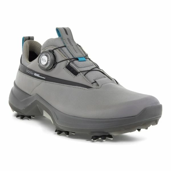 ECCO G5 BOA GORE-TEX® GOLF SHOES – STEEL / BLACK - Image 3
