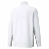 Puma Gamer 1/4 Zip Golf Sweater Mens Small White
