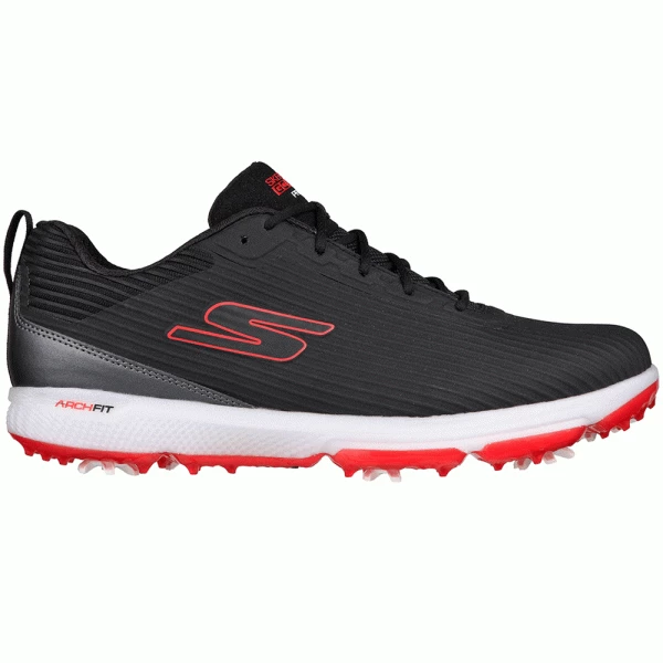 SKECHERS GO GOLF PRO 5 HYPER GOLF SHOES – BLACK +FREE SHOE BAG