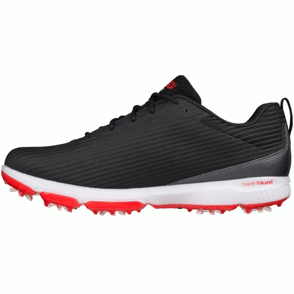 SKECHERS GO GOLF PRO 5 HYPER GOLF SHOES – BLACK +FREE SHOE BAG - Image 2