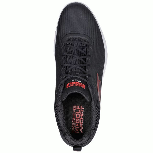 SKECHERS GO GOLF PRO 5 HYPER GOLF SHOES – BLACK +FREE SHOE BAG - Image 4