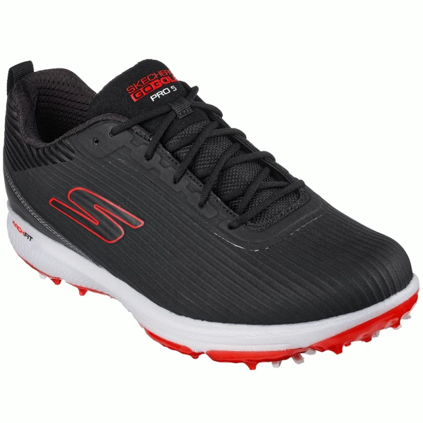SKECHERS GO GOLF PRO 5 HYPER GOLF SHOES – BLACK +FREE SHOE BAG - Image 3
