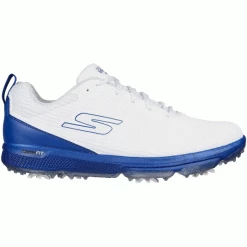 SKECHERS GO GOLF PRO 5 HYPER GOLF SHOES – WHITE / BLUE +FREE SHOE BAG