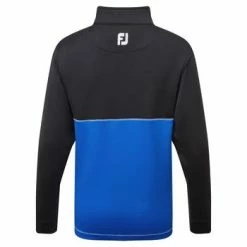 FootJoy Junior Colourblock Golf Chill Out Sweater Mens Small Black
