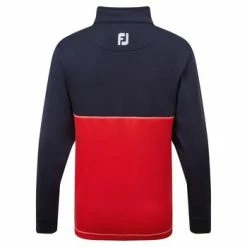 FootJoy Junior Colourblock Golf Chill Out Sweater Mens Small Navy