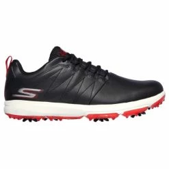 SKECHERS GO GOLF PRO 4 LEGACY GOLF SHOES – BLACK / RED