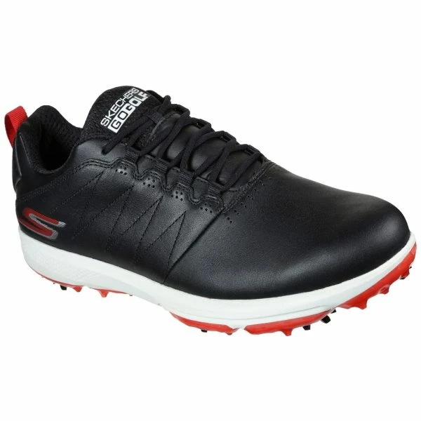 SKECHERS GO GOLF PRO 4 LEGACY GOLF SHOES – BLACK / RED - Image 2