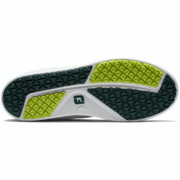 FOOTJOY LINKS LADIES GOLF SHOES – WHITE / BLUE / GREEN 98157 - Image 5